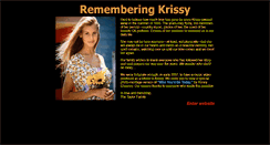 Desktop Screenshot of krissy.com